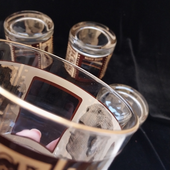 💥💥Vintage Roaring 20's Glass Set (4) - Picture 8 of 9